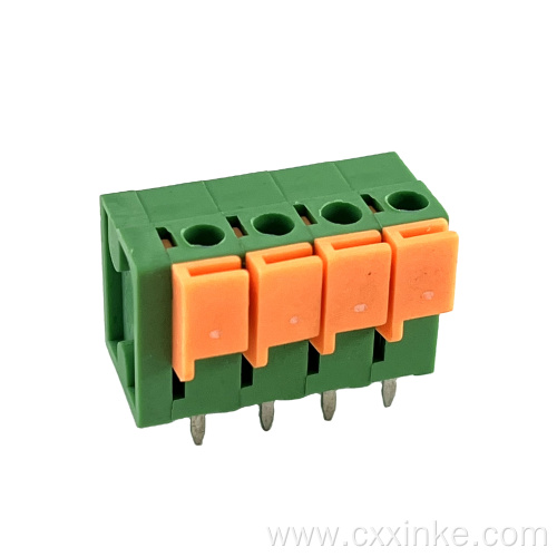 5.08MM Pitch Spring Type PCB Terminal Block Right Angle Connector